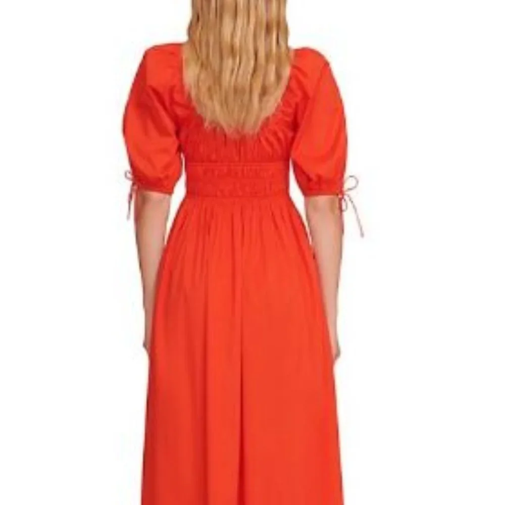 NWT STAUD Maxi Faye Dress - Red - Picture 4 of 4